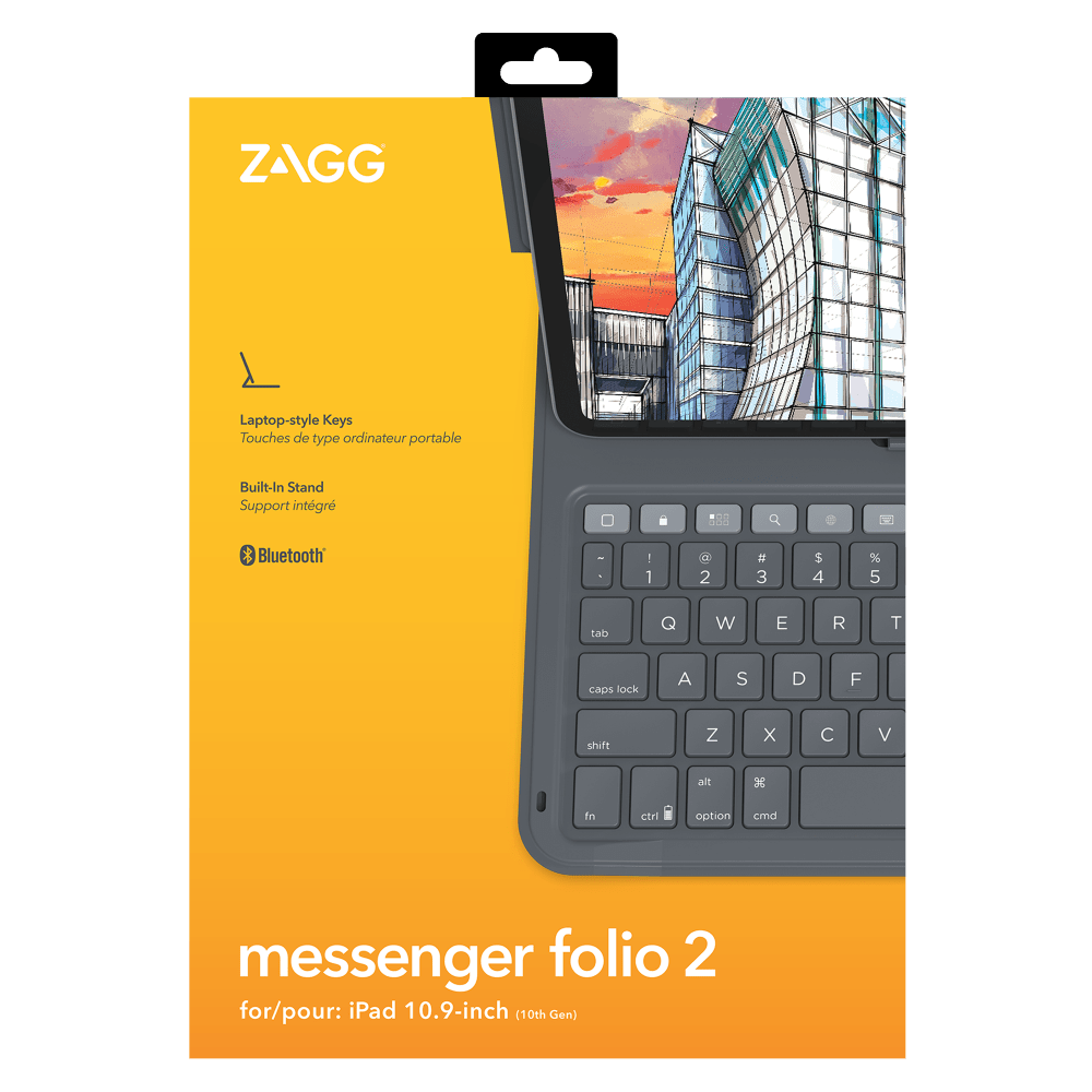 ZAGG Messenger Folio 2 Keyboard and Case for Apple iPad 10.9 by ZAGG