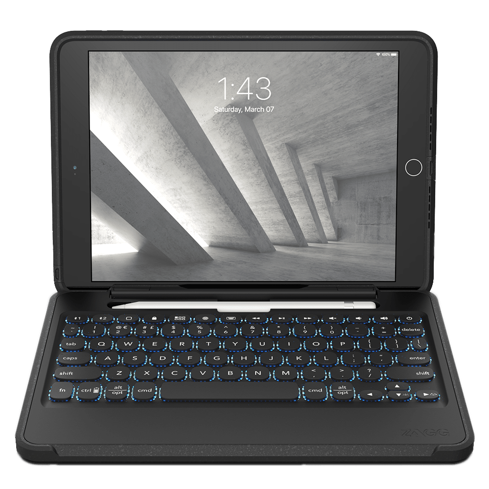 ZAGG Rugged Book Go Keyboard and Case for Apple iPad 10.2 / Air 10.5 / Pro 10.5 by ZAGG