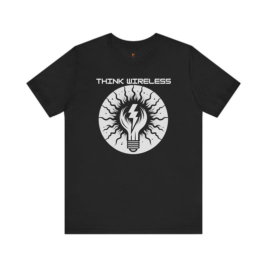 Black OG Think Wireless Electrostatic Innovations Tee