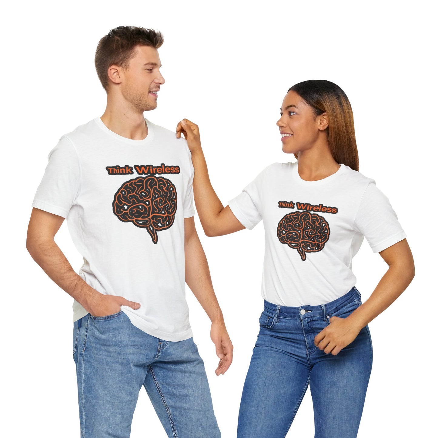 Think Wireless T-Shirt: Tech Style for Innovators -Unisex Jersey Short Sleeve Tee