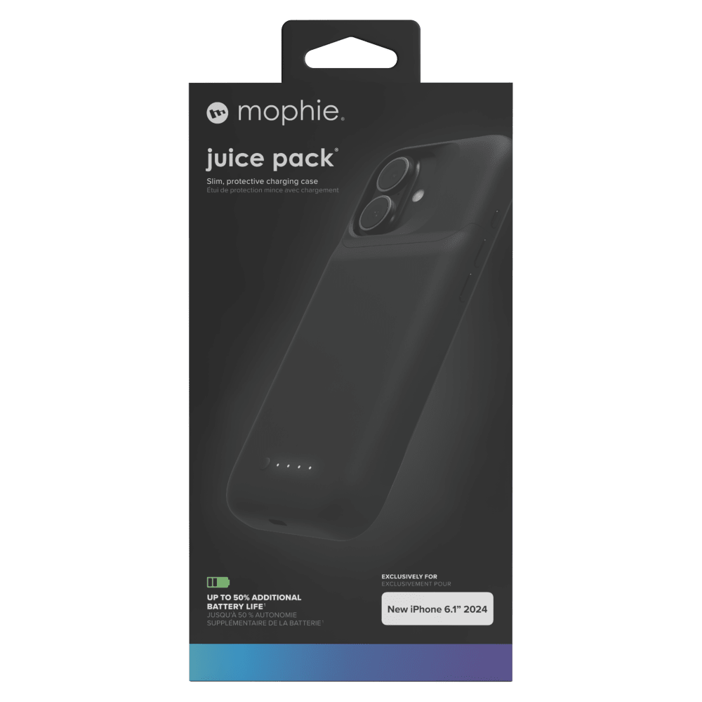Mophie Juice Pack Battery Case for Apple iPhone 16 by Mophie - Electrostatic Innovations