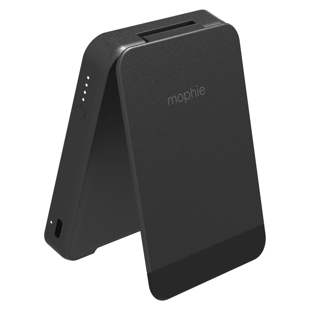 Snap Plus Qi2 Portable Magnetic Battery with Stand Bak open