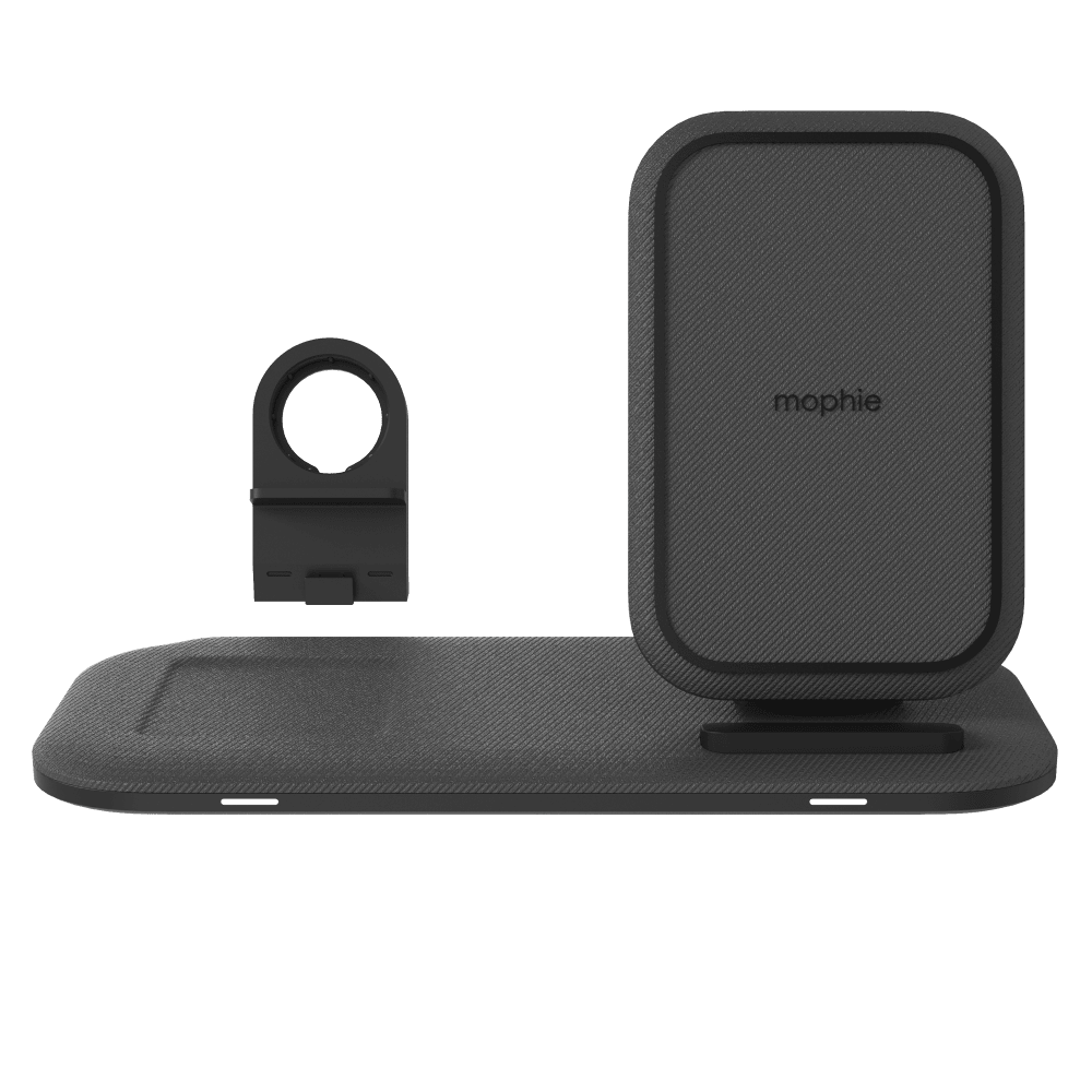 mophie 15W Wireless Charging Stand + Pad front