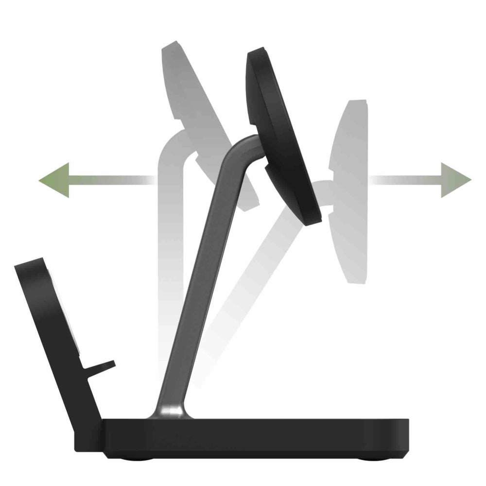 mophie Snap+ MagSafe 3-in-1 Wireless Charging Stand – side adjustable