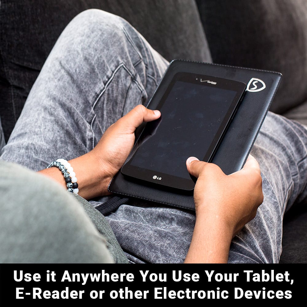 Tablet pad designed to reduce wireless radiation exposure E- Reader And other Electronic devices