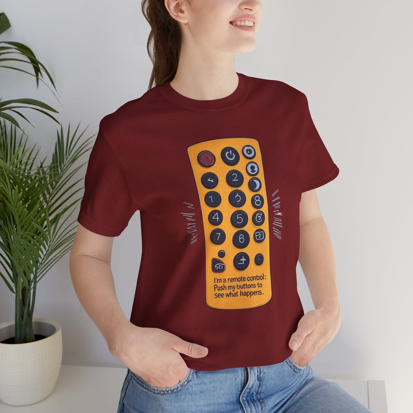 Funny Remote Control Unisex Tee