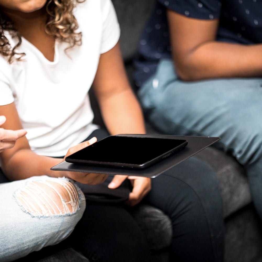 EMF-blocking pad for tablet use by Shield Your Body