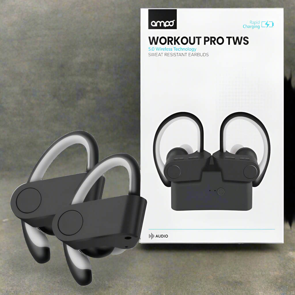 AMPD Active 5.0 Sport-Fit True Wireless Bluetooth In-Ear Headphones