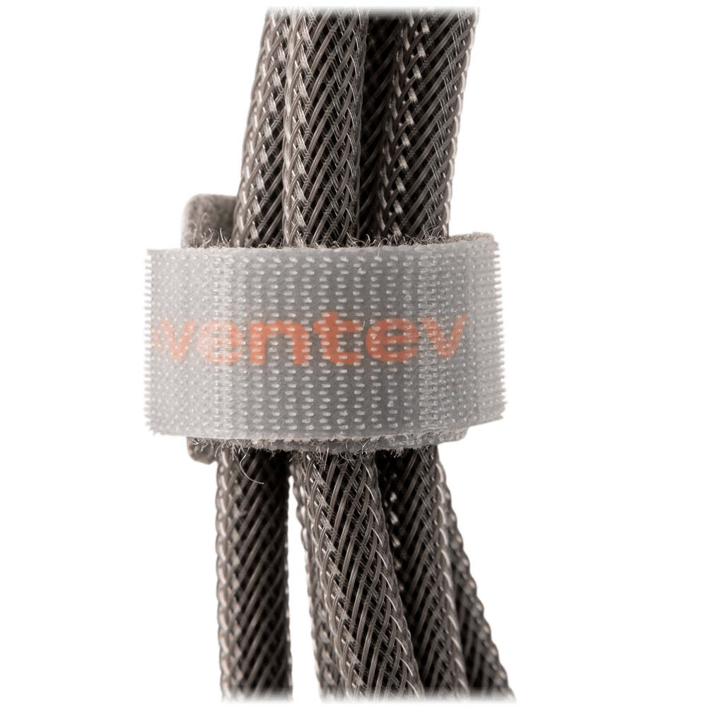 Ventev ChargeSync Alloy USB-C to USB-C Cable Velcro wrap