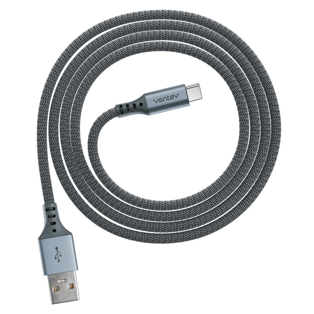 Ventev ChargeSync Alloy USB-A to USB-C Cable – 4ft