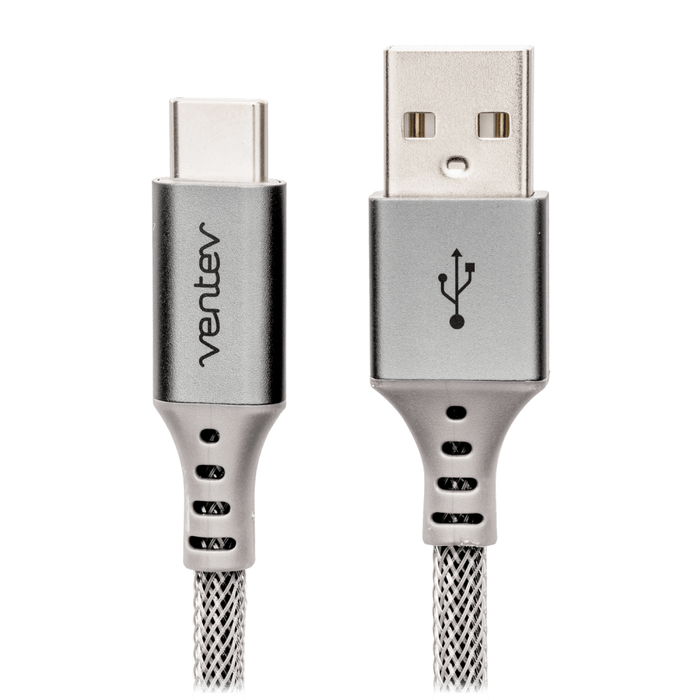 Ventev ChargeSync Alloy USB-A to USB-C Cable – 4ft tips