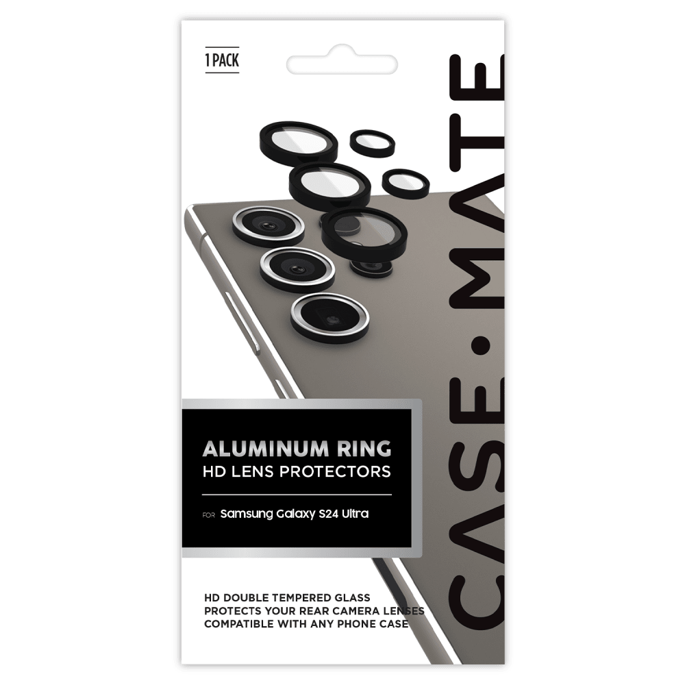 Case-Mate Aluminum Ring Camera Lens Protector for Samsung Galaxy S24 Ultra by Case-Mate