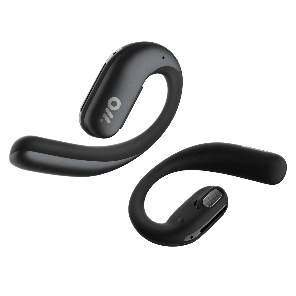 Oladance OWS Pro True Wireless In Ear Headphones front & back black