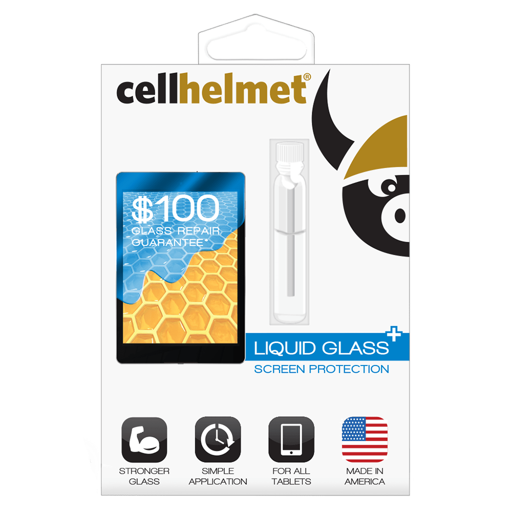 Cellhelmet Liquid Glass Plus $100 Guarantee Screen Protection for Tablets by Cellhelmet