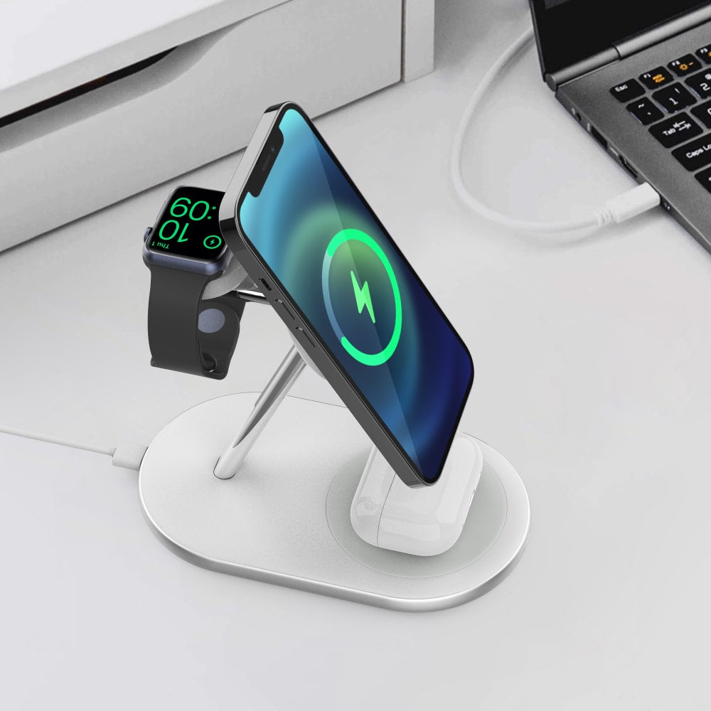 Ventev MFi Magsafe 3-1 Desk Charging stand for phone by Ventev - Electrostatic Innovations