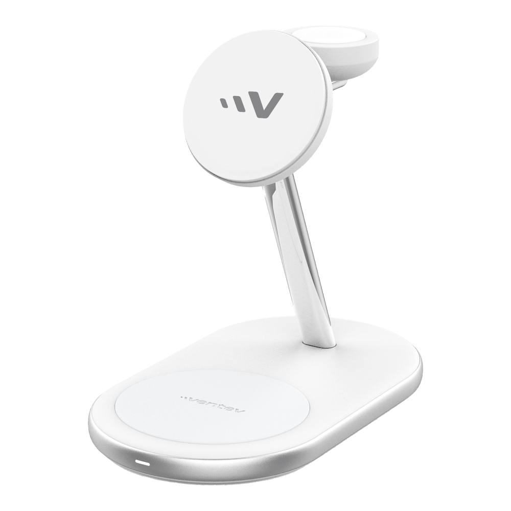 Ventev 3 in 1 phone stand front left