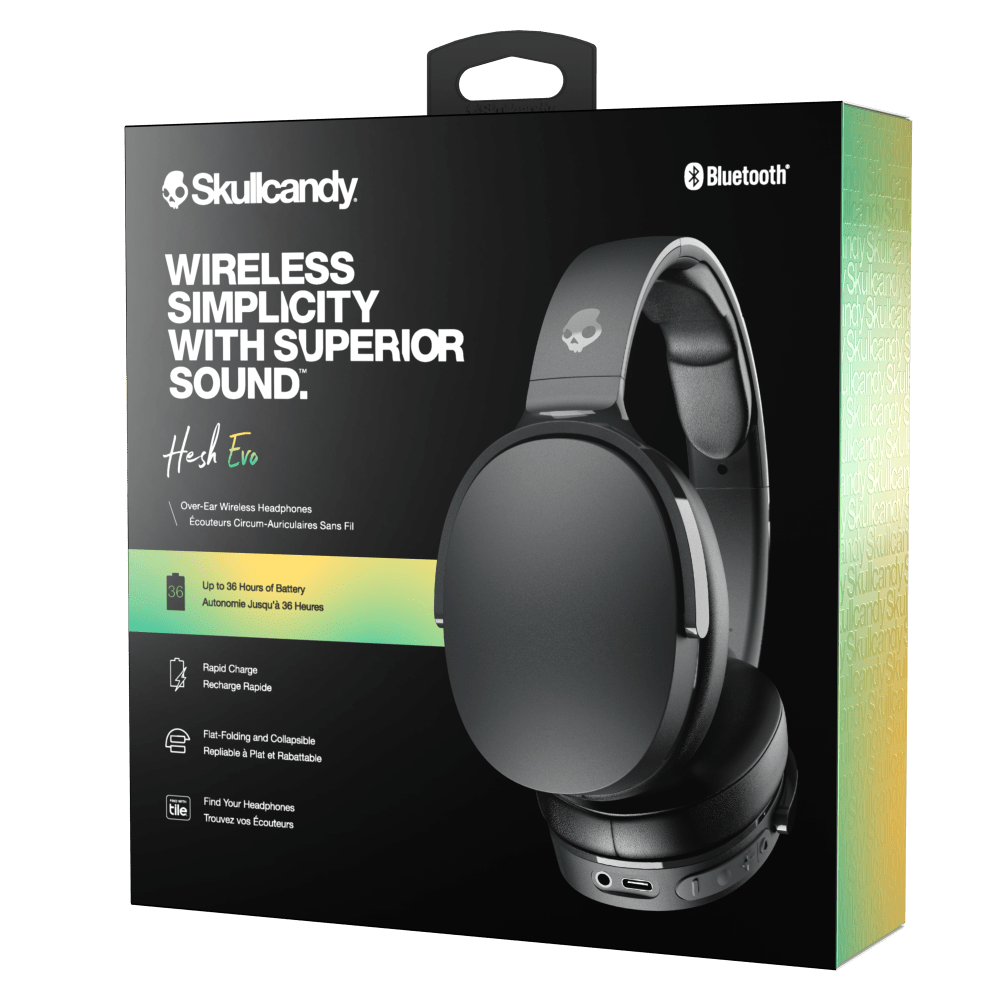 Skullcandy Hesh Evo Wireless Over-Ear Headphones Packaging