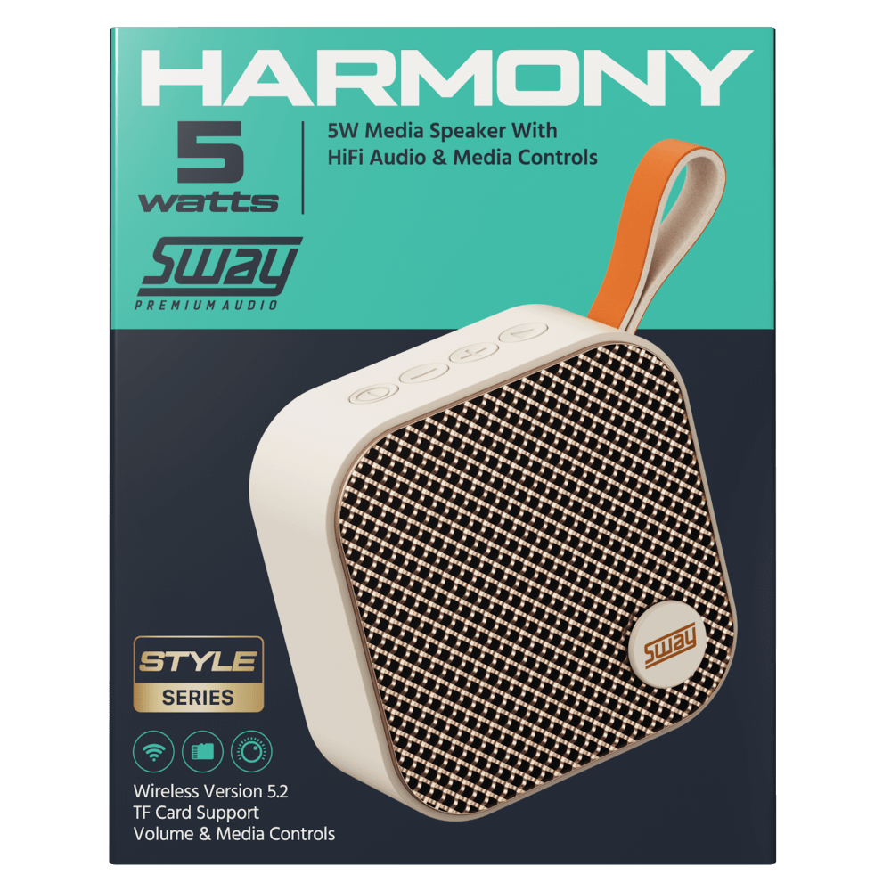 Sway HiFi Audio Styles 5W Bluetooth Speaker - Electrostatic Innovations