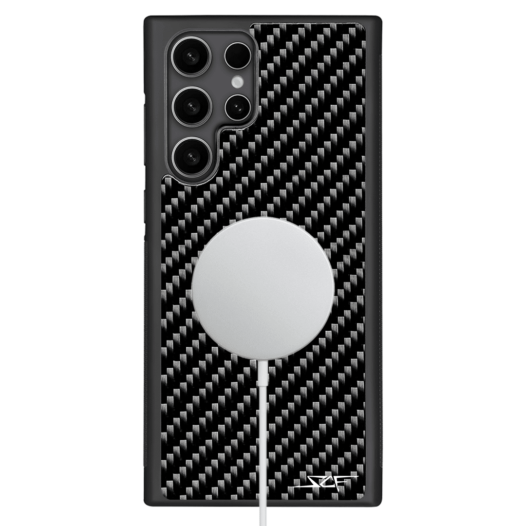 CLASSIC Series phone case placed on wireless charger