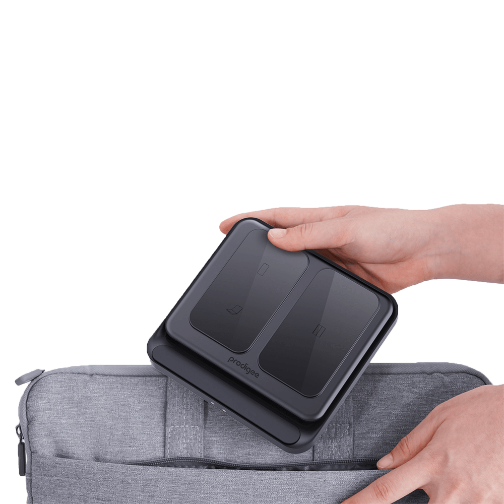 Prodigee Trio Fold Station – 3-in-1 Wireless Charger for Samsung Devices compact