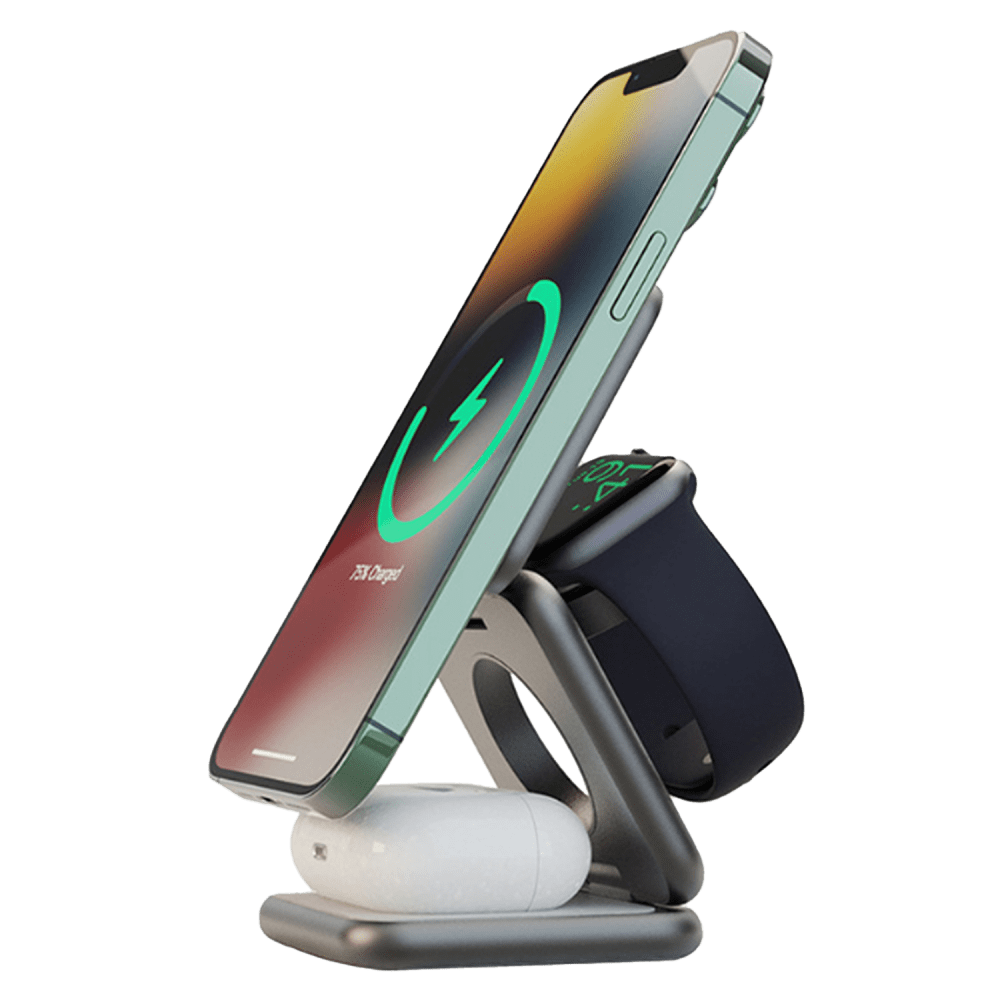 Prodigee Trio 3 in 1 Magnetic Charging stand for iPhones / Watches / Airpods by Prodigee