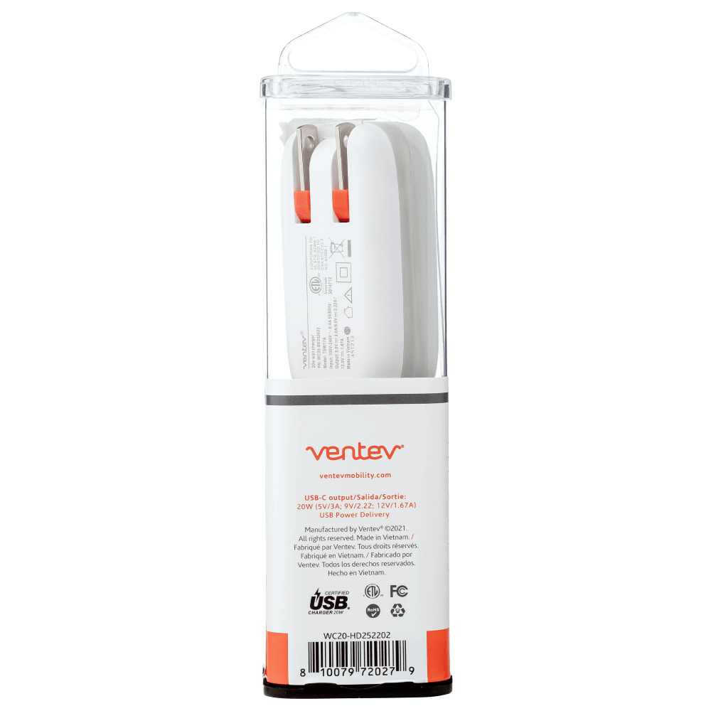 Ventev 20W USB C Wall Charger by Ventev - Electrostatic Innovations
