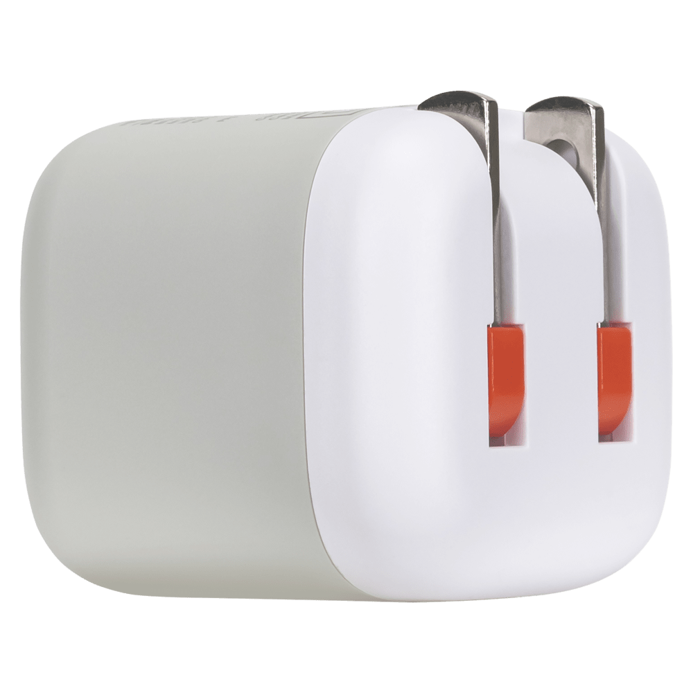 Ventev 30W PD PPS Mini USB-C Wall Charger + 3.3ft USB-C Cable back folded in
