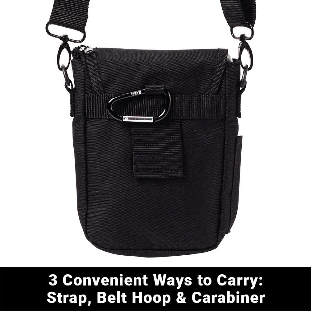 SYB Phone Pouch Deluxe with EMF shielding for smartphones multiple ways to carry