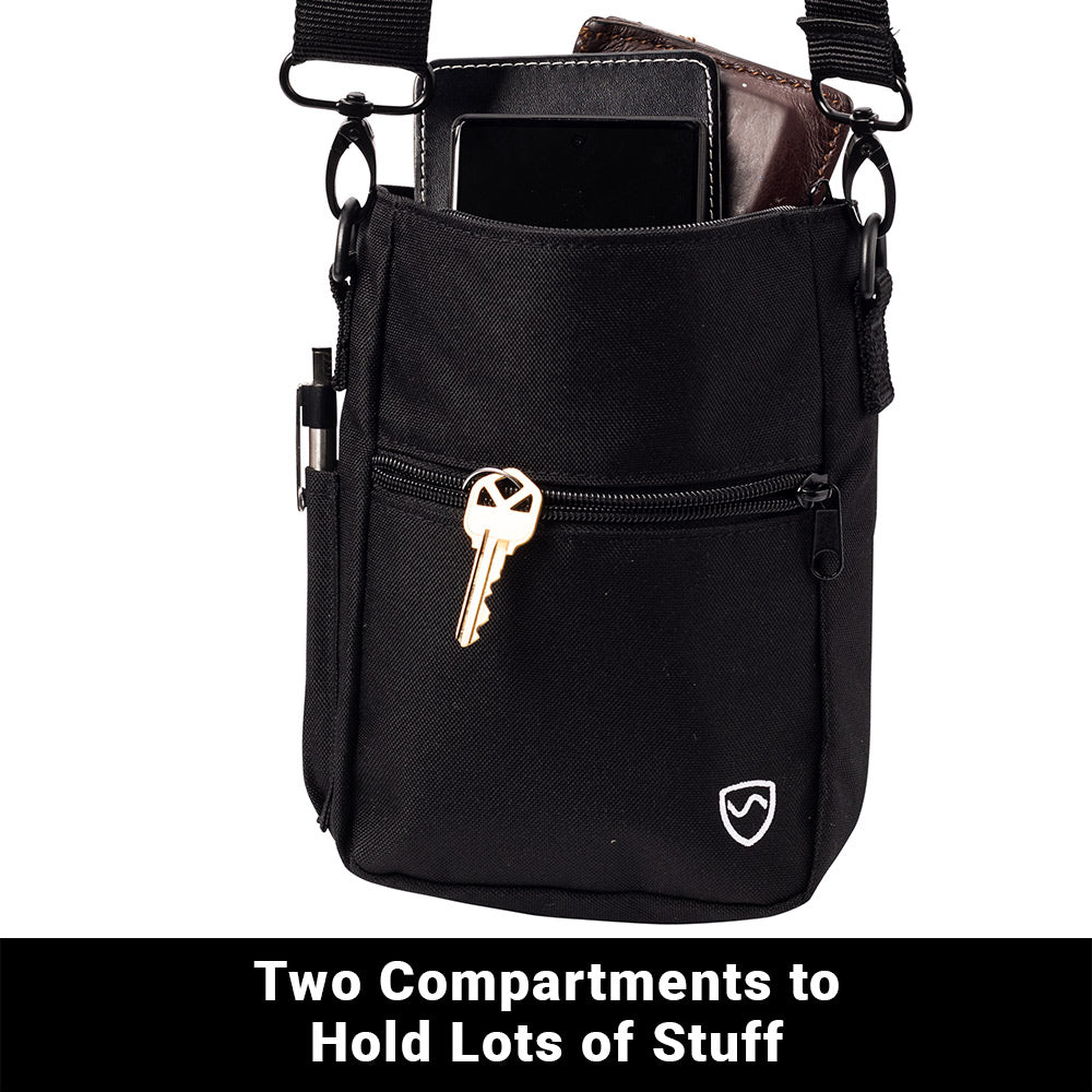 SYB Phone Pouch Deluxe with EMF shielding for smartphones Multiple Compartments
