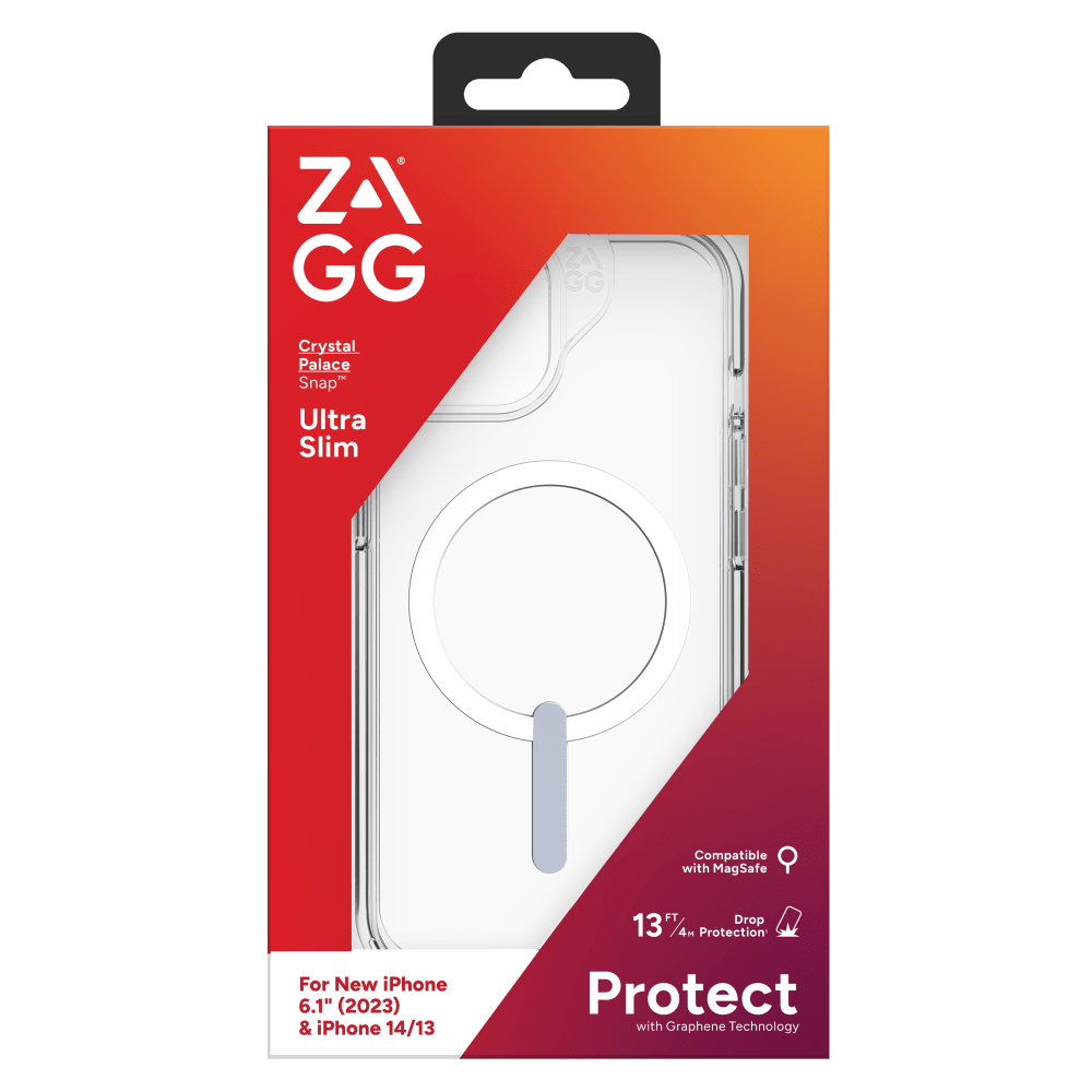 ZAGG Crystal Palace Snap Case for Apple iPhone 15 / iPhone 14 / iPhone 13 by ZAGG