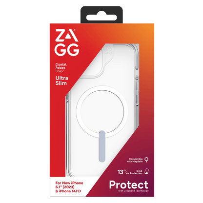 ZAGG Crystal Palace Snap Case for Apple iPhone 15 / iPhone 14 / iPhone 13 by ZAGG