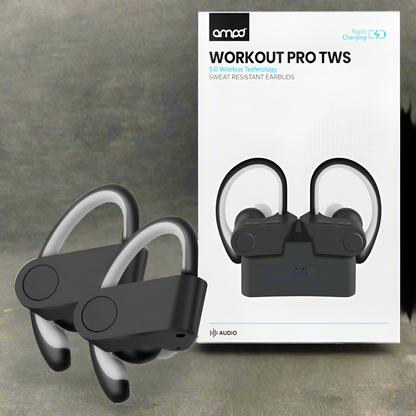 AMPD Active 5.0 Sport-Fit True Wireless Bluetooth In-Ear Headphones