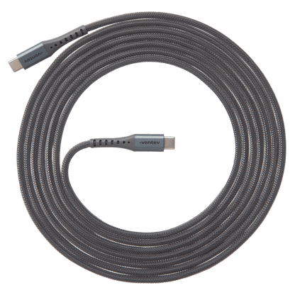 Ventev Chargesync Alloy USB C to USB C Cable 10ft by Ventev