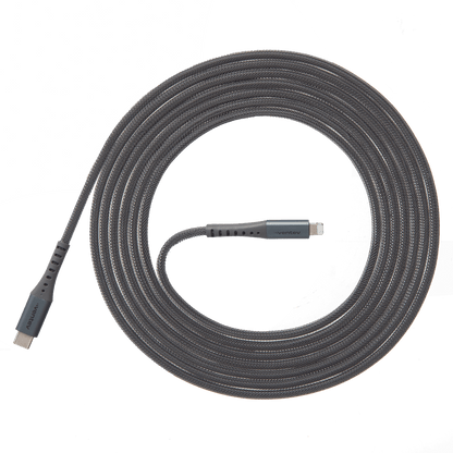 Ventev Chargesync Alloy USB C to Apple Lightning Cable 10ft by Ventev