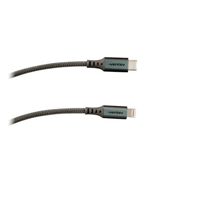 Ventev Chargesync Alloy USB C to Apple Lightning Cable 10ft by Ventev