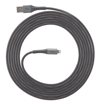 Ventev Chargesync Alloy USB C to Apple Lightning 10ft by Ventev