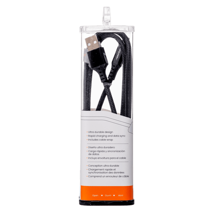 Ventev Chargesync Alloy USB A to Apple Lightning Cable 4ft by Ventev