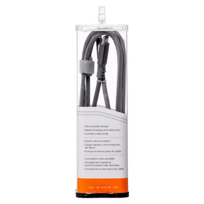 Ventev Chargesync Alloy USB C to Apple Lightning Cable 4ft by Ventev