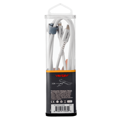 Ventev Chargesync Alloy USB C to Apple Lightning Cable 4ft by Ventev