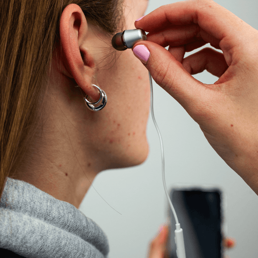 Bar Audio USB C In Ear Wired Headphones White by Bar Audio