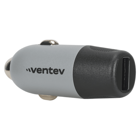 Ventev 12W USB-A Car Charger Gray by Ventev