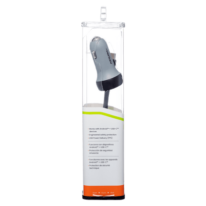 Ventev 30W USB C PPS Car Charger and USB C to USB C Cable Gray by Ventev