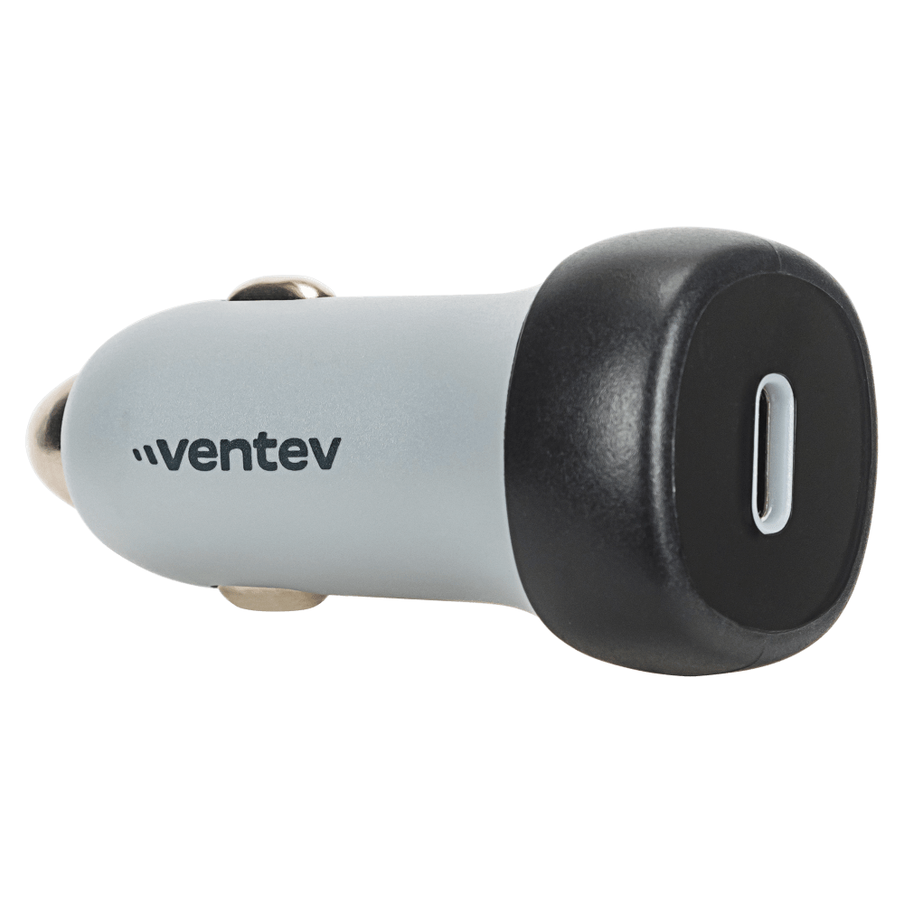Ventev 30W USB C PPS Car Charger and USB C to Apple Lightning Cable Gray by Ventev