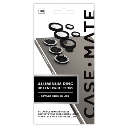 Case-Mate Aluminum Ring  Camera Lens Protector for Samsung Galaxy S24 Ultra by Case-Mate