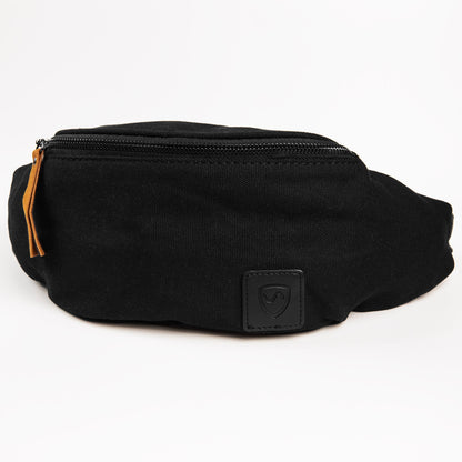SYB Cross Body Fanny Pack Canvas Traveler with EMF shielding front