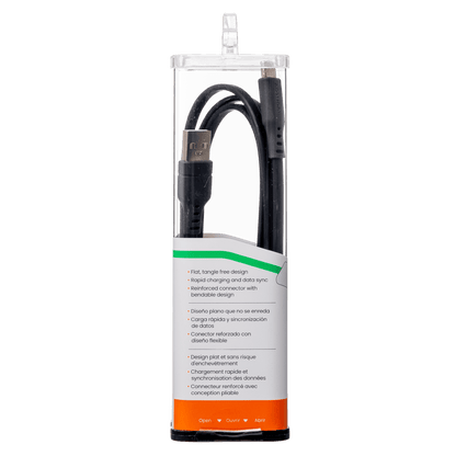 Ventev Chargesync Flat USB A to USB C Cable 3.3ft by Ventev