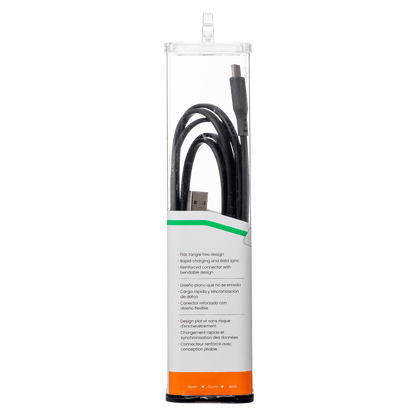 Ventev Chargesync Flat USB A to USB C Cable 6ft by Ventev