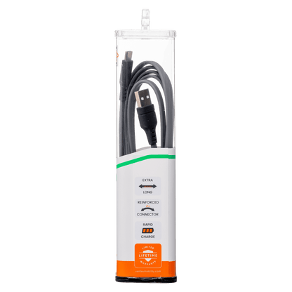 Ventev Chargesync Flat USB A to USB C Cable 6ft by Ventev
