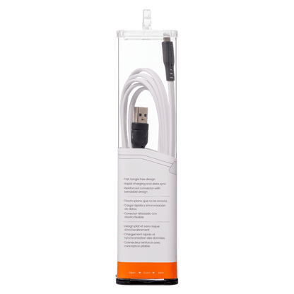 Ventev Chargesync Flat USB A to Apple Lightning Cable 6ft by Ventev