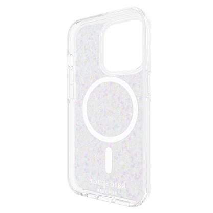 Kate Spade New York Chunky Glitter MagSafe Case for iPhone 15 Pro Front
